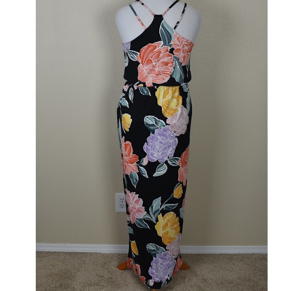 Full Moon Stitch Fix Wendilyn Maternity Floral Maxi Dress NEW L - Picture 4 of 7